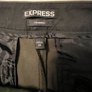 Olive green pants from express. Size 2R.